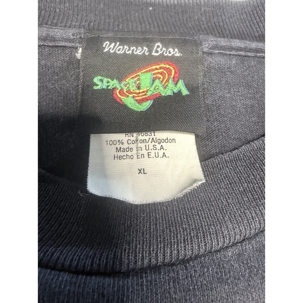 Vintage 1996 Space Jam Looney Tunes Double Sided T-Shirt Size XL - Picture 8 of 10